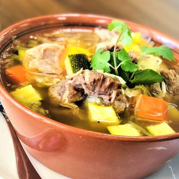 Beef Vegetable Soup.