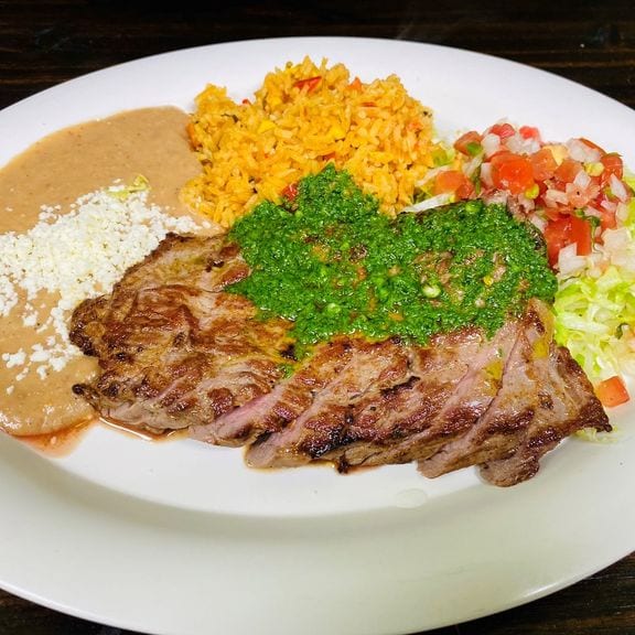 Carne Asada Plate.