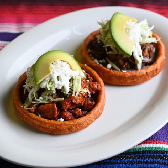 Sopes Chorizo.