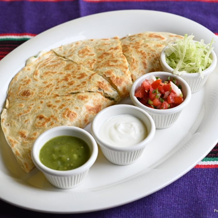 Cheese Quesadilla.