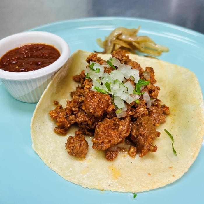 Tacos Chorizo.