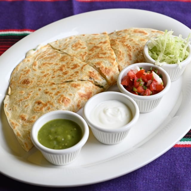 Quesadillas Carnitas.