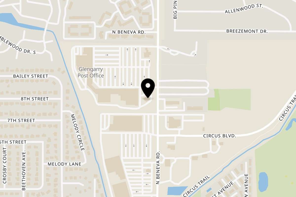 Map showing the location of Reyna's Taqueria on 935 N Beneva Rd Suite 701 in Sarasota